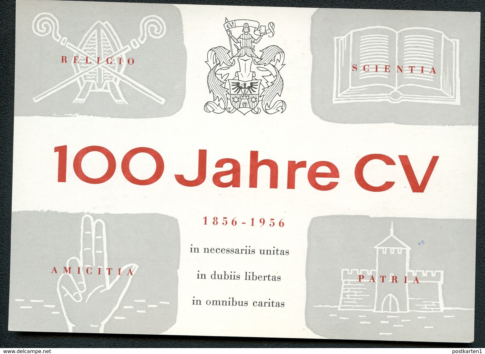 Bund PP6 D2/004-2  CARTELLVERSAMMLUNG MÜNCHEN 1956  NGK 10,00€ - Private Postcards - Mint