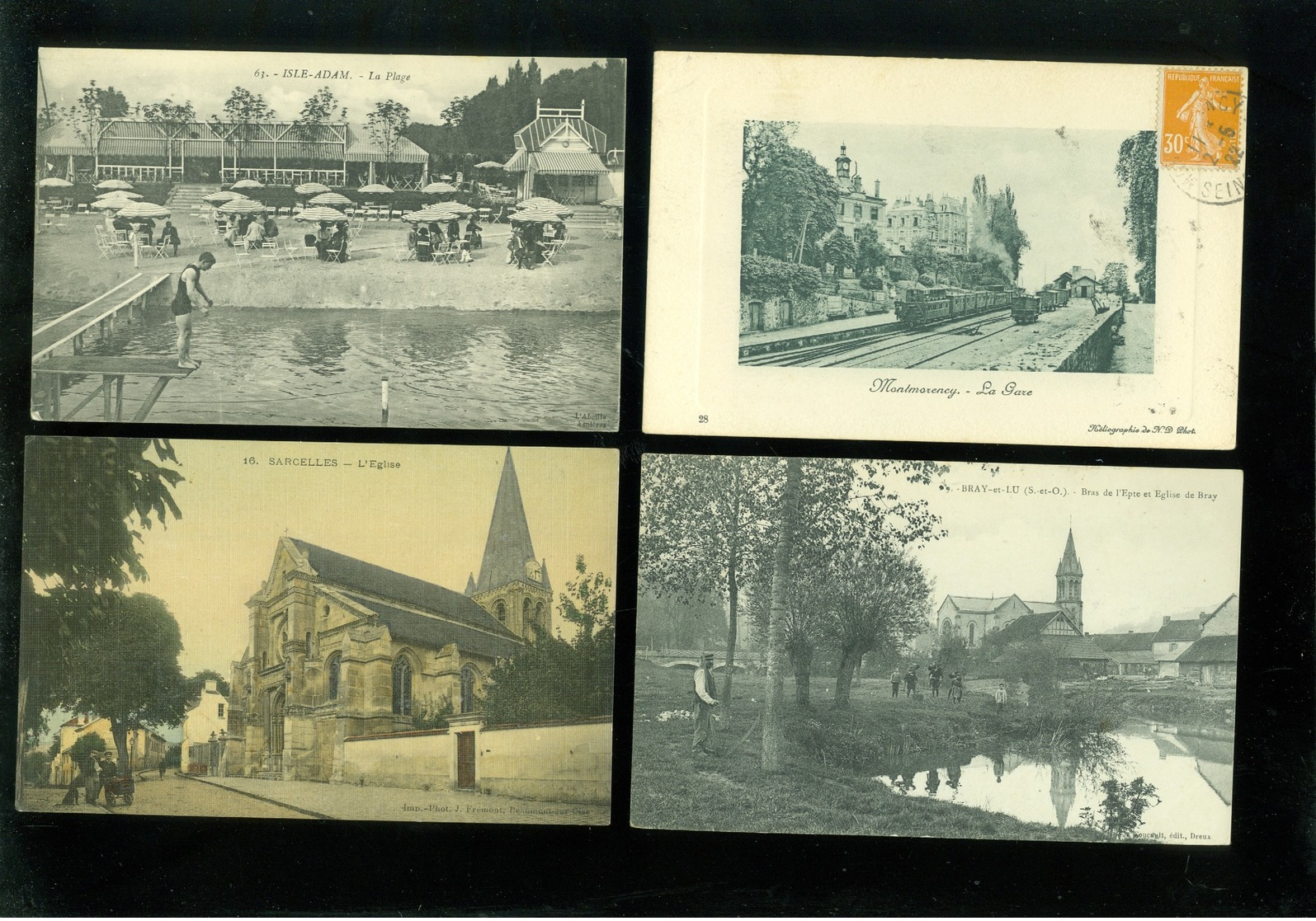 Beau Lot De 60 Cartes Postales De France  Val - D ' Oise     Mooi Lot Van 60 Postkaarten Van Frankrijk ( 95 ) - 60 Scans - 5 - 99 Cartes