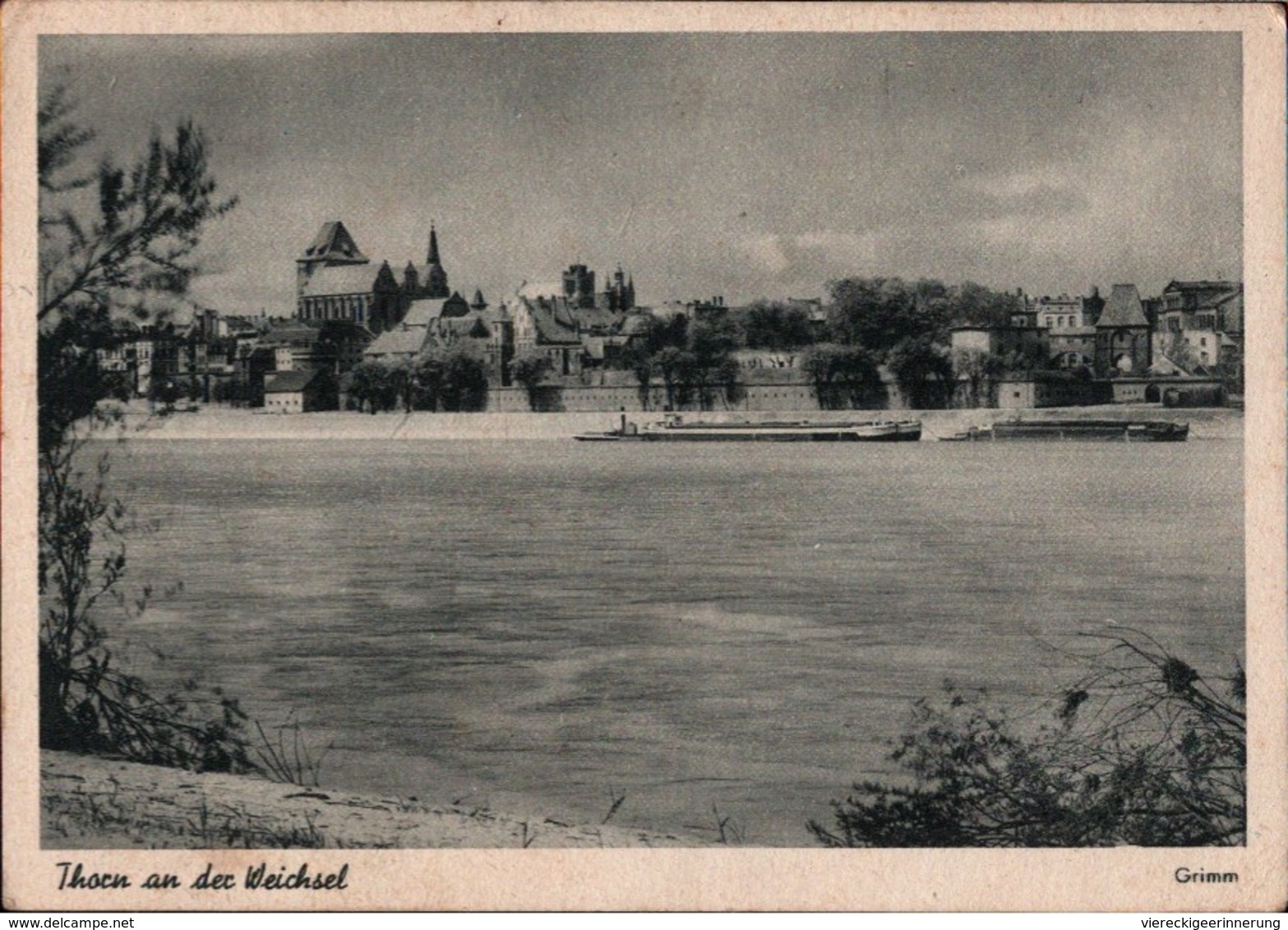 ! Alte Ansichtskarte, Thorn An Der Weichsel, 1944 - Polen