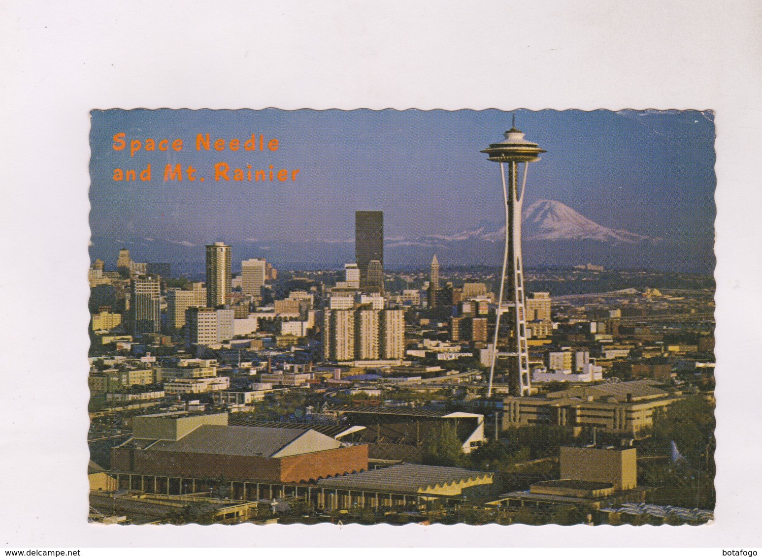 CPM SEATTLE, SPACE NEEDLE And MT RAINIER En 1972! - Seattle