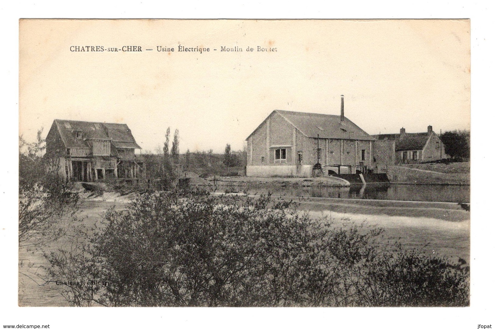 41 LOIR ET CHER - CHATRES SUR CHER Usine Electrique, Moulin De Boutet (voir Descriptif) - Autres & Non Classés