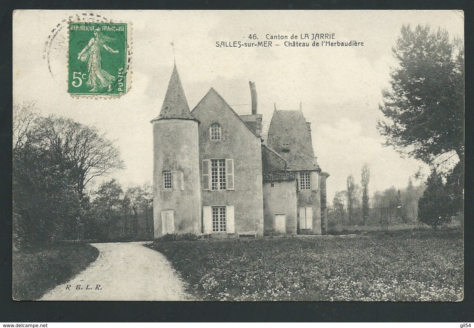 Canton De La Jarrie - Salles Sur Mer, Chateau De L'Herbaudière  - Xg72 - Sonstige & Ohne Zuordnung