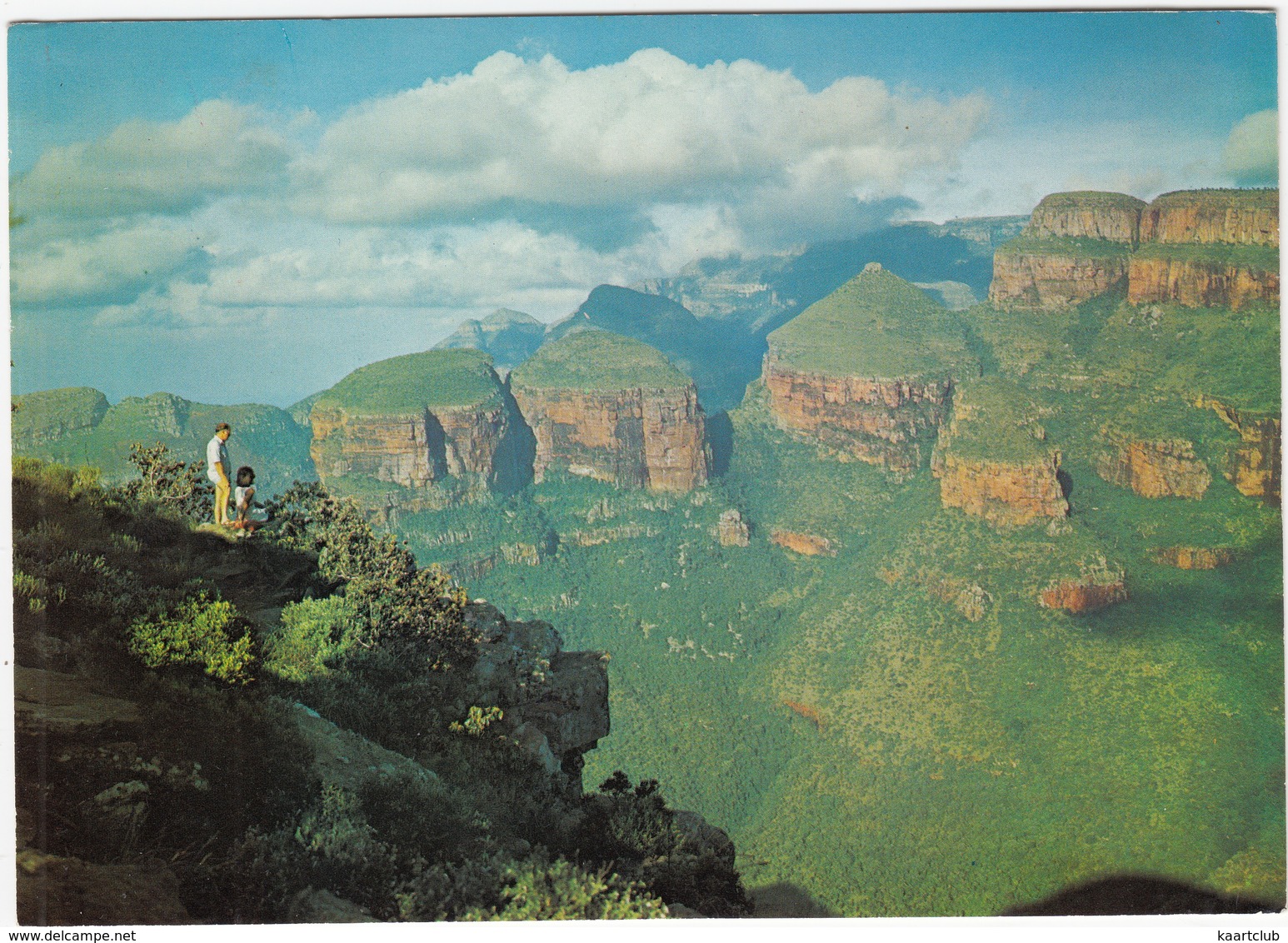 Three Rondawels , Sandstone, Blyde River - Eastern Transvaal - (South Africa) - Zuid-Afrika