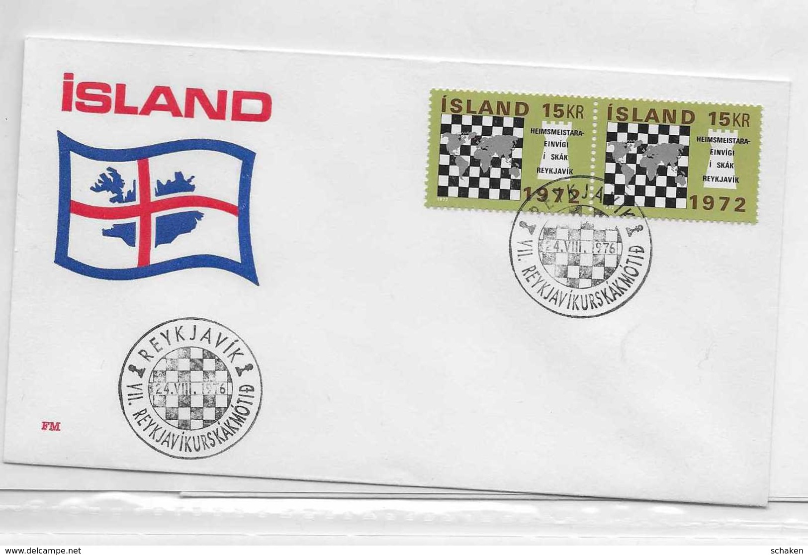 Iceland; Chess Ajedrez; - Cartas & Documentos