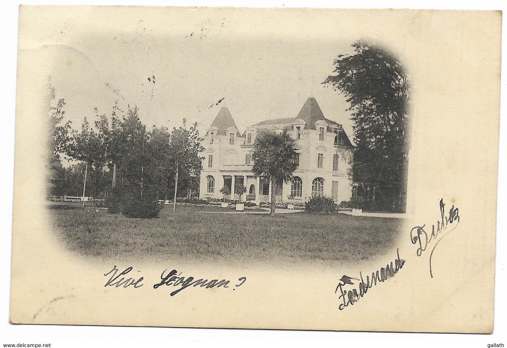 33-LEOGNAN-Château Léognan...1904 - Altri & Non Classificati