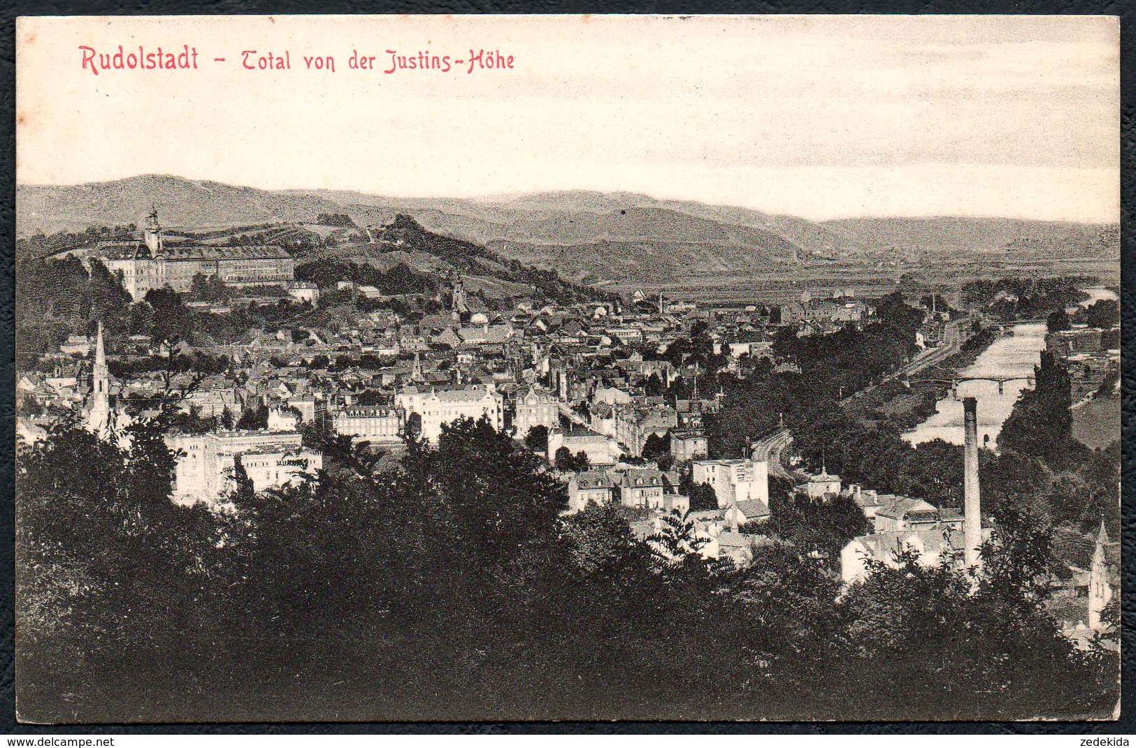 B8337 - Rudolstadt Von Der Justins Höhe - Stengel & Co - Rudolstadt