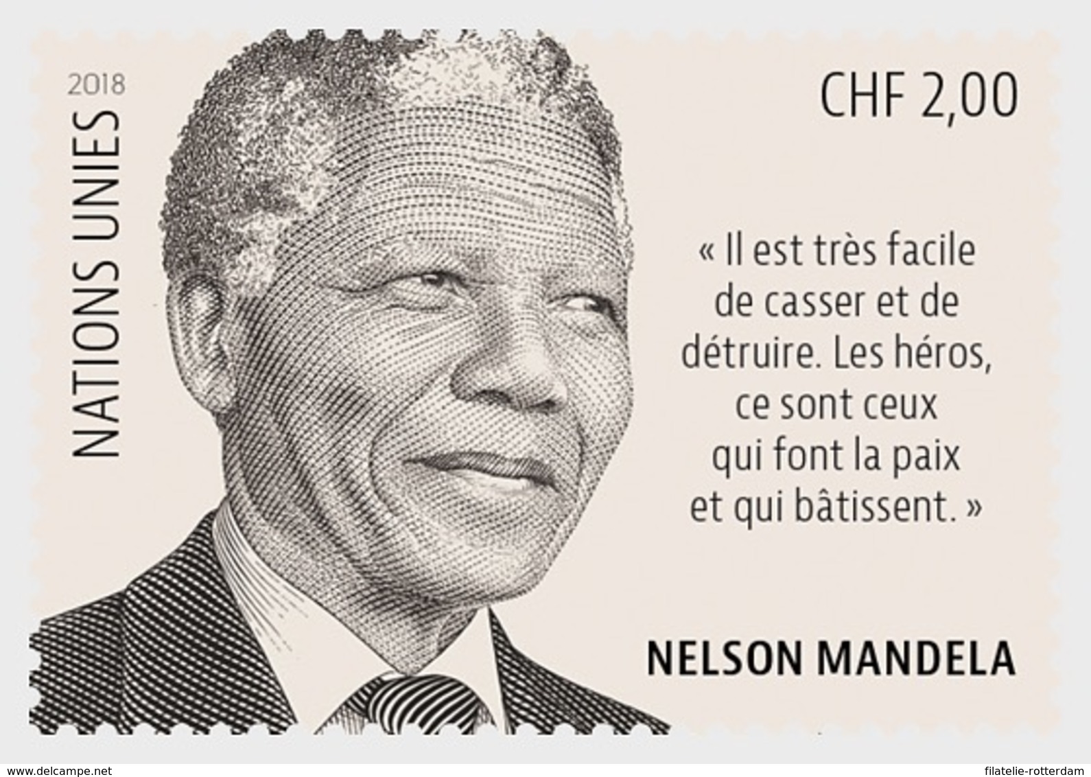 Verenigde Naties / United Nations - Postfris / MNH - Nelson Mandela Day 2018 - Gezamelijke Uitgaven New York/Genève/Wenen