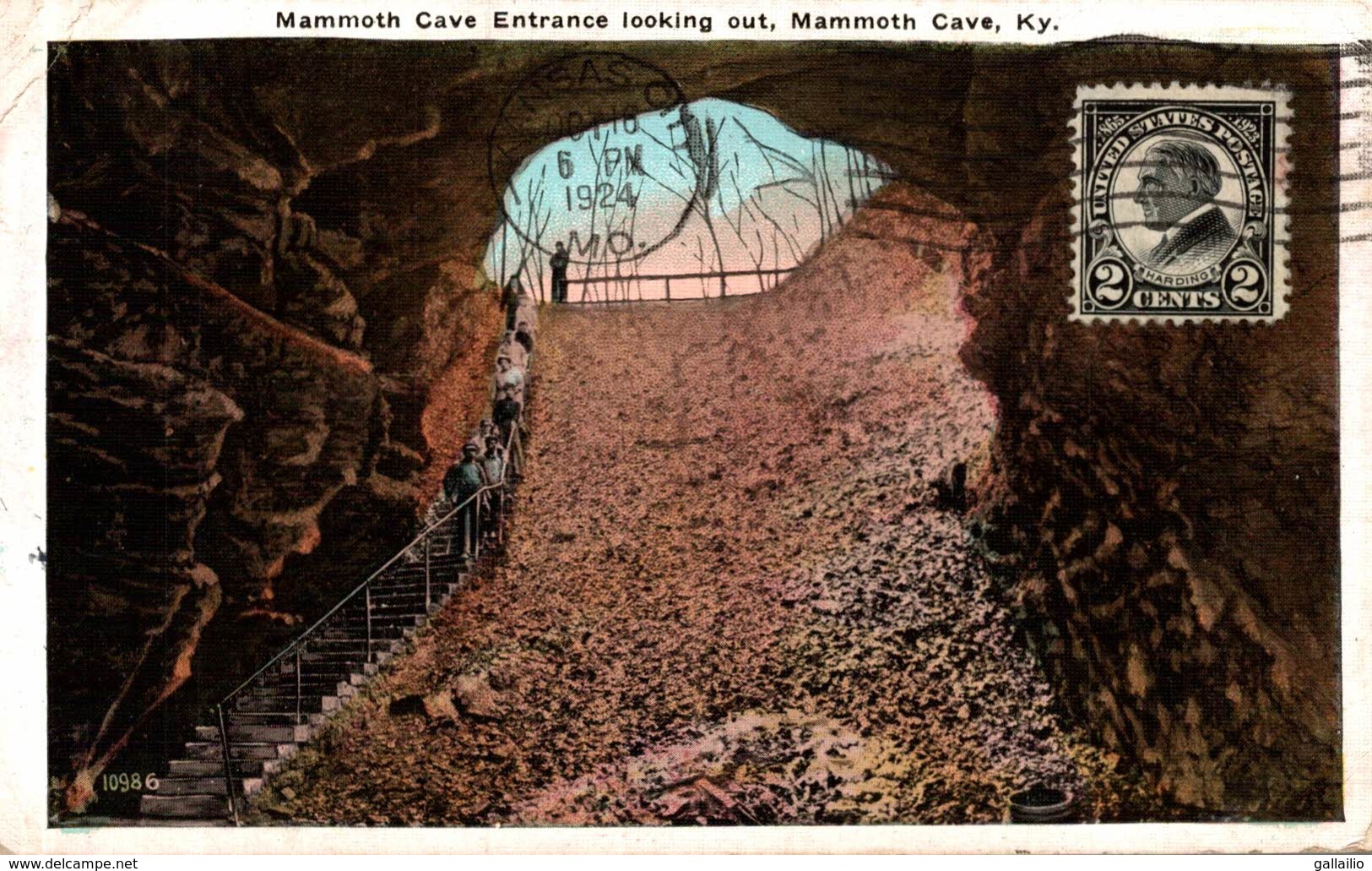 ETATS UNIS MAMMOTH CAVE ENTRANCE LOOKING OUT - Mammoth Cave