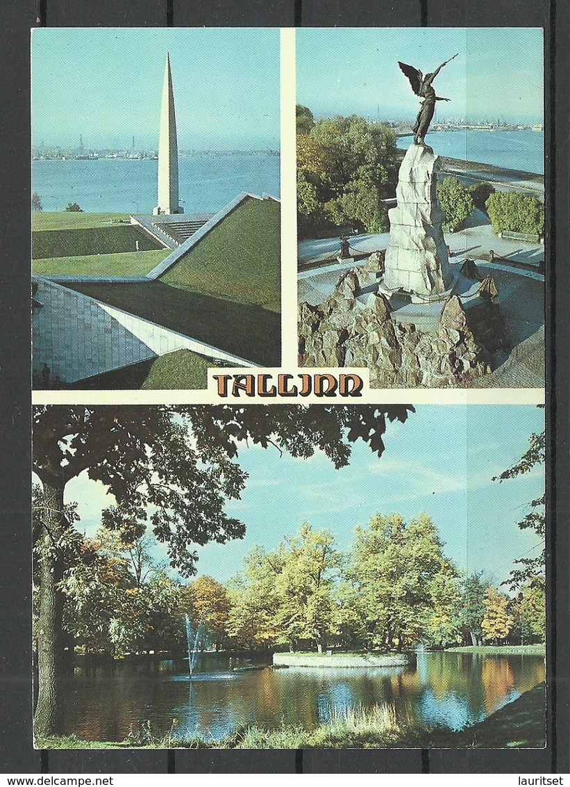 Estland Estonia 1986 Ansichtskarte Tallinn Reval Maarjamägi Inturist Russalka Sauber Unbenutzt Unused - Estonie