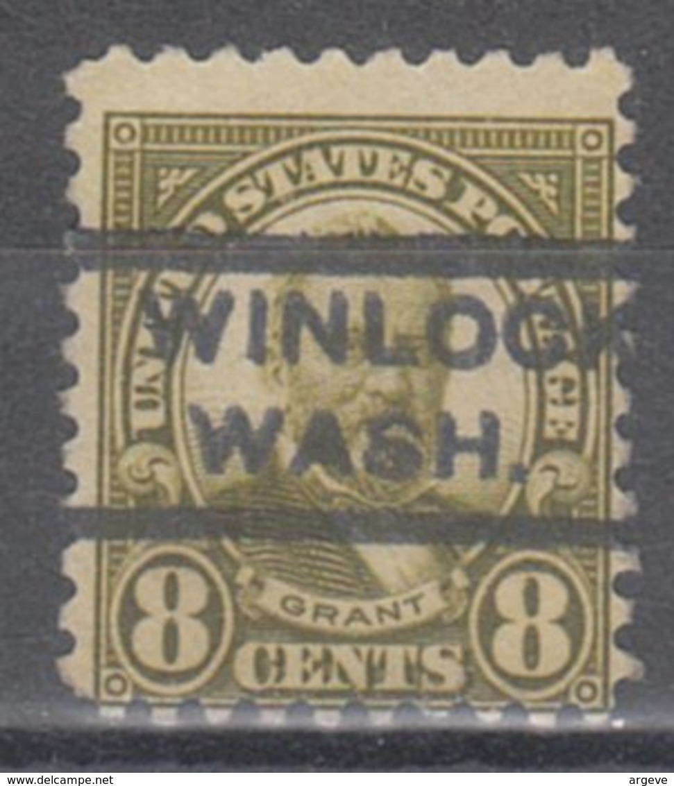 USA Precancel Vorausentwertung Preo, Locals Washington, Winlock 589-L-1 HS Better Stamp - Vorausentwertungen