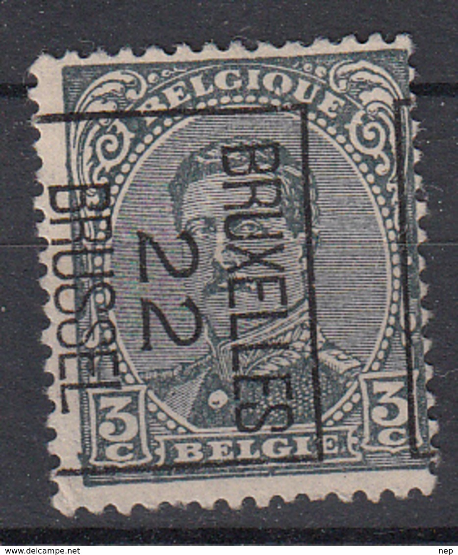 BELGIË - PREO - 1922 - Nr 63 B (KANTDRUK + 50%) - BRUXELLES 1922 BRUSSEL - (*) - Typos 1922-26 (Albert I)
