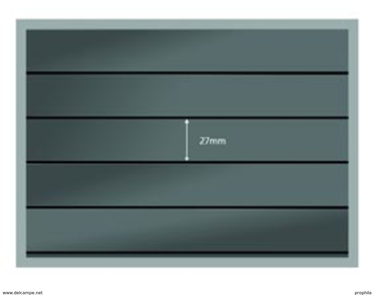 PRINZ SYSTEM Steckkarten 210 X 148 Mm Mit 5 Streifen, 50 Stück - Verzamelmapjes