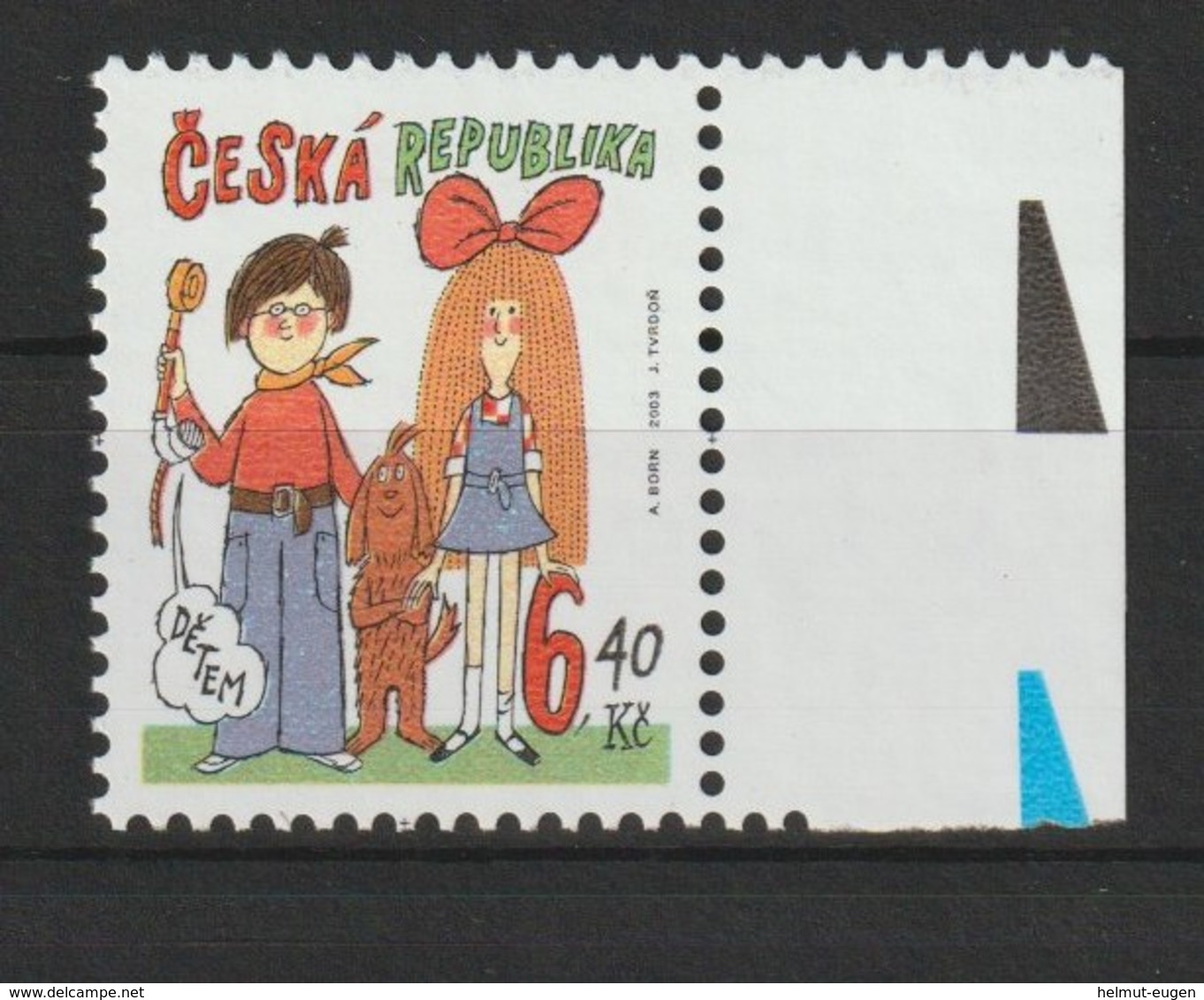 MiNr. 357 Tschechische Republik / 2003, 28. Mai. Weltkindertag. - Ungebraucht