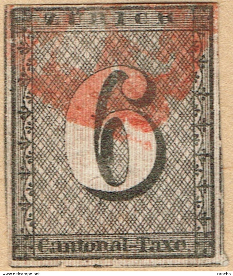 1846 TIMBRE OBLITERE ( SIGNE RICHIER ) C/.S.B.K. Nr:2W. Y&TELLIER Nr:10a. MICHEL Nr:2II. - 1843-1852 Timbres Cantonaux Et  Fédéraux