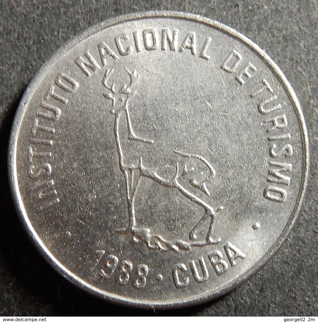 Cuba 1 Centavo 1988 Intur Top Grade Rare! - Cuba