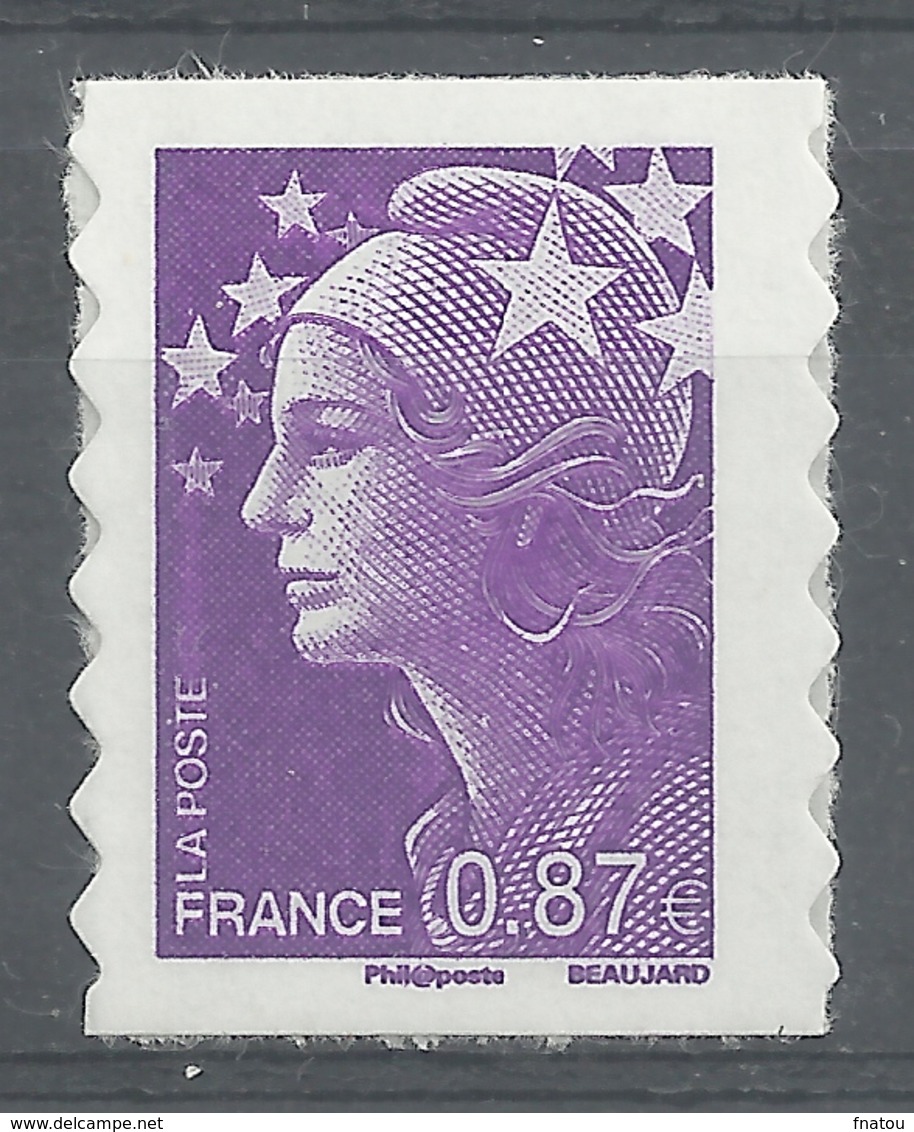 France, "Marianne De Beaujard", 0.87€, 2010, MNH VF Self-adhesive Stamp - Unused Stamps