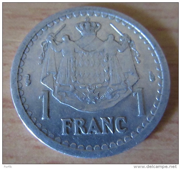 Monaco - Lot De 5 Monnaies 1924 à 1992 - Dont Bon Pour Cinquante Cts Crédit Foncier, 1 Fr, 10 Frs, 20 Frs - Autres & Non Classés