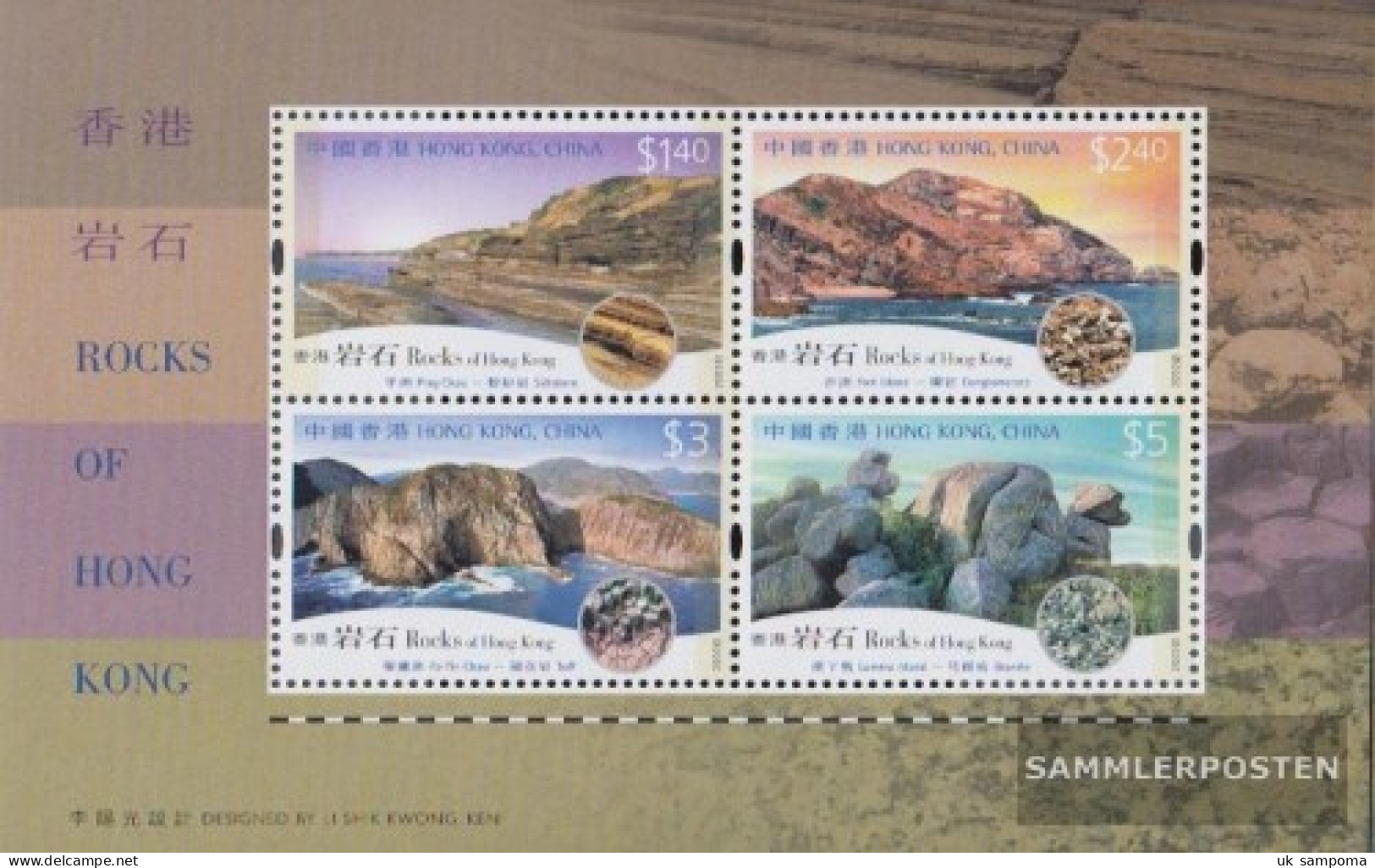 Hong Kong Block106 (complete Issue) Unmounted Mint / Never Hinged 2002 Felsformationen And Rocks - Nuevos