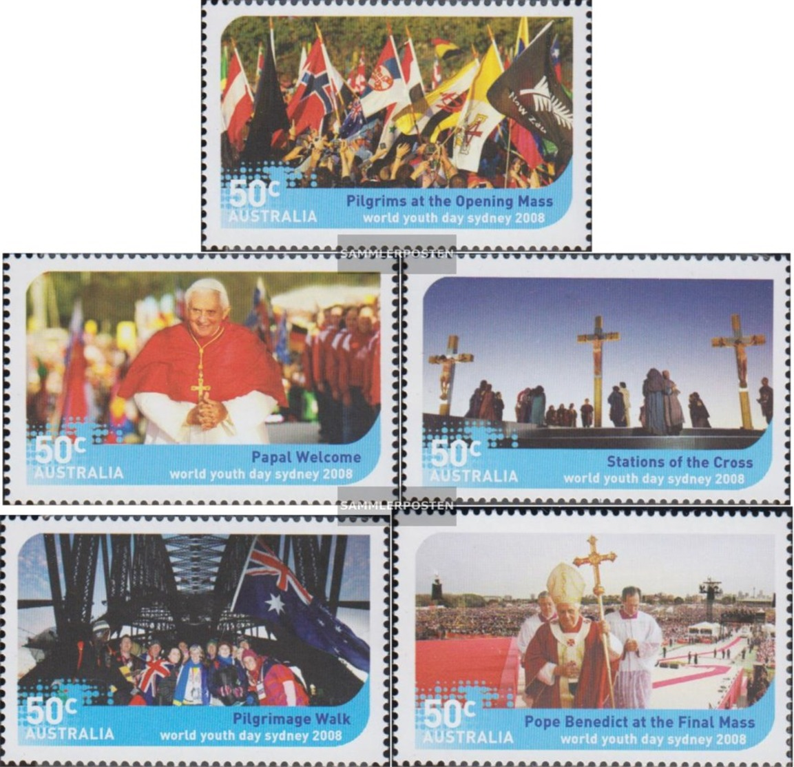 Australien 3036-3040 (kompl.Ausg.) Postfrisch 2008 Jugend - Ungebraucht