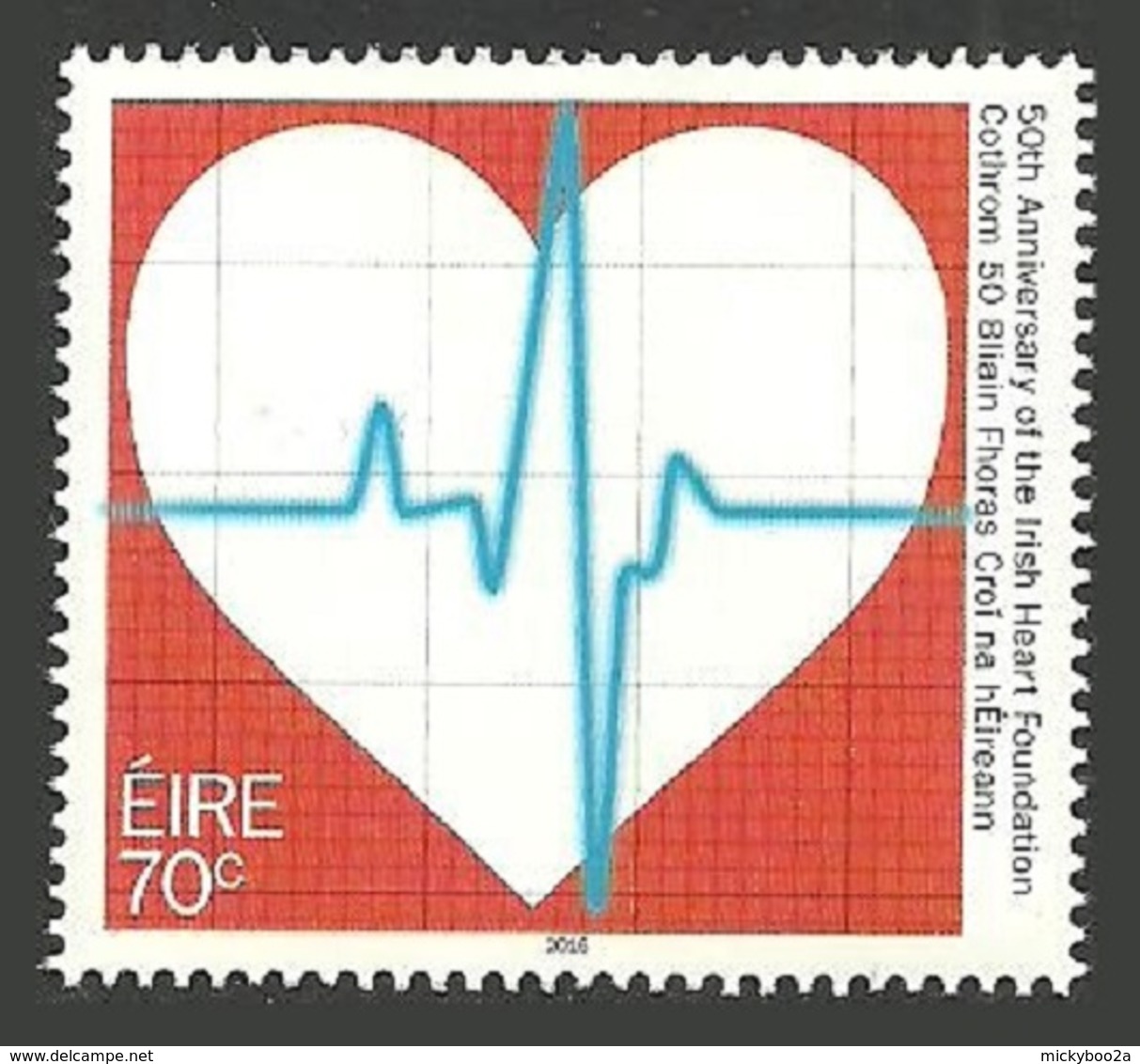 IRELAND 2016 MEDICAL IRISH HEART FOUNDATION SET MNH - Neufs