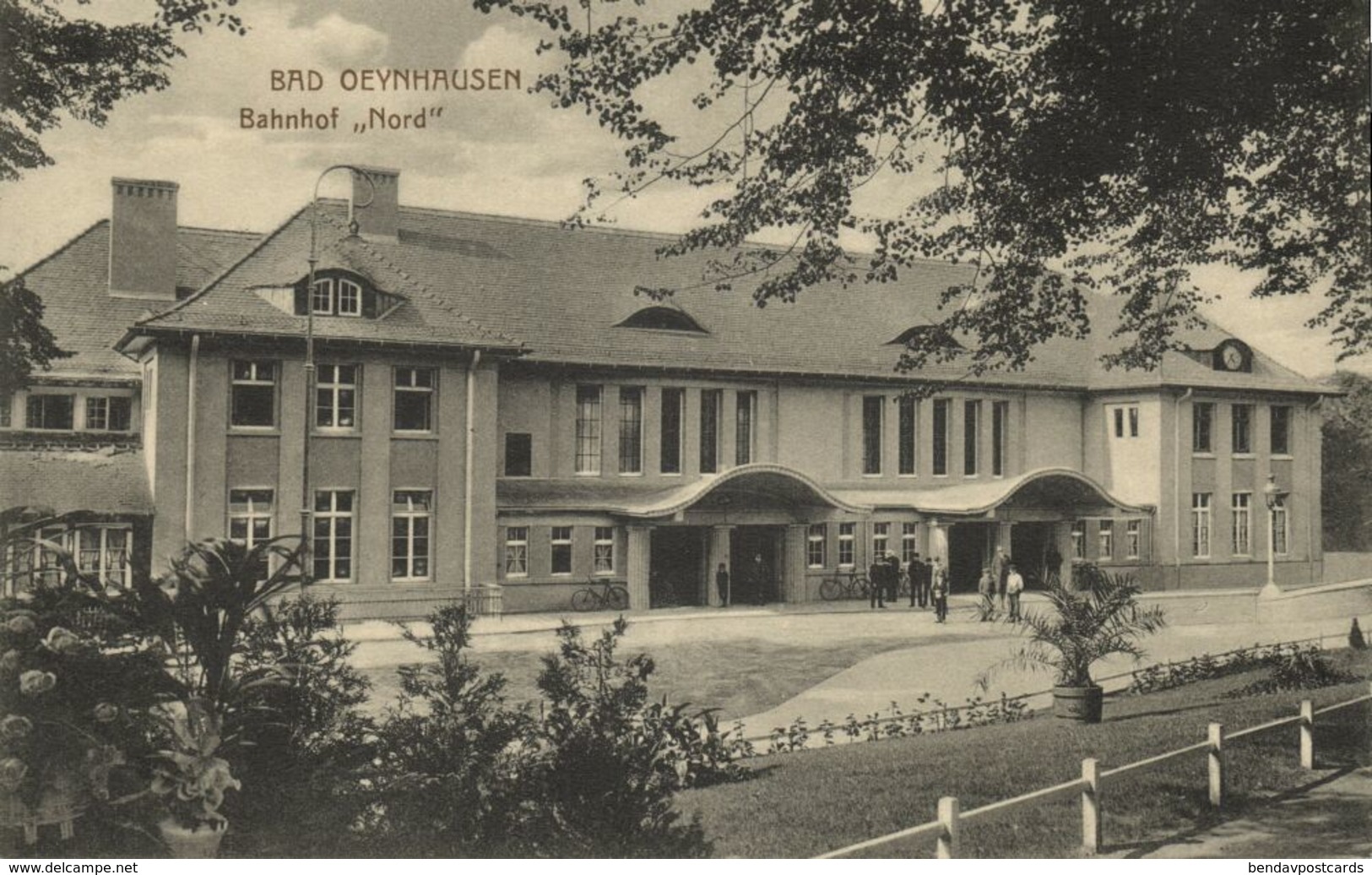 BAD OEYNHAUSEN, Bahnhof "Nord" (1910s) AK - Bad Oeynhausen