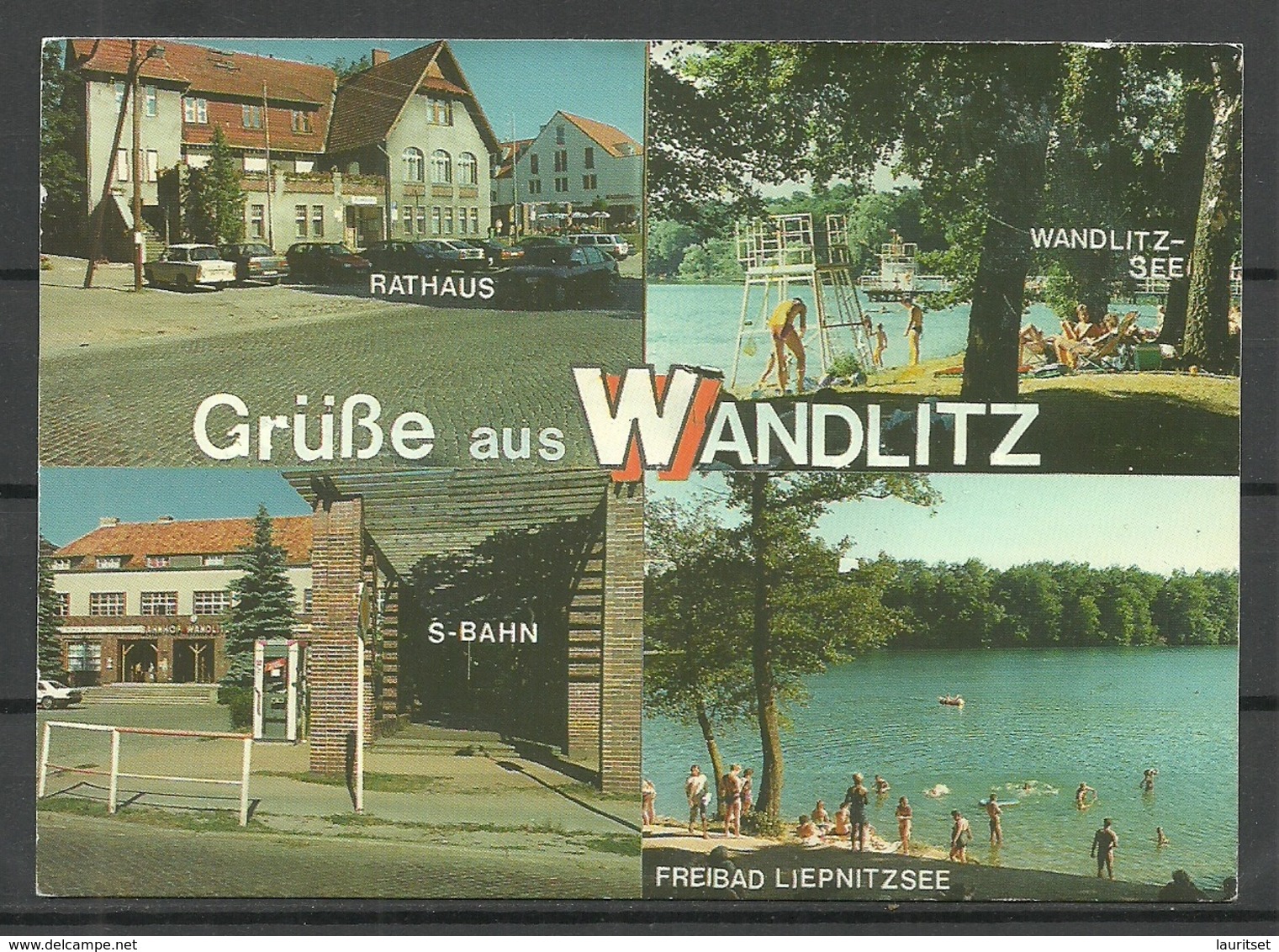 Deutschland Ansichtskarte WANDLITZ Gesendet 1995 Mit Briefmarke - Wandlitz