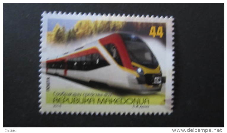 Macedonia Mazedonien 2016  MNH ** Ma 727 Transportation - Trains - Züge - Nordmazedonien