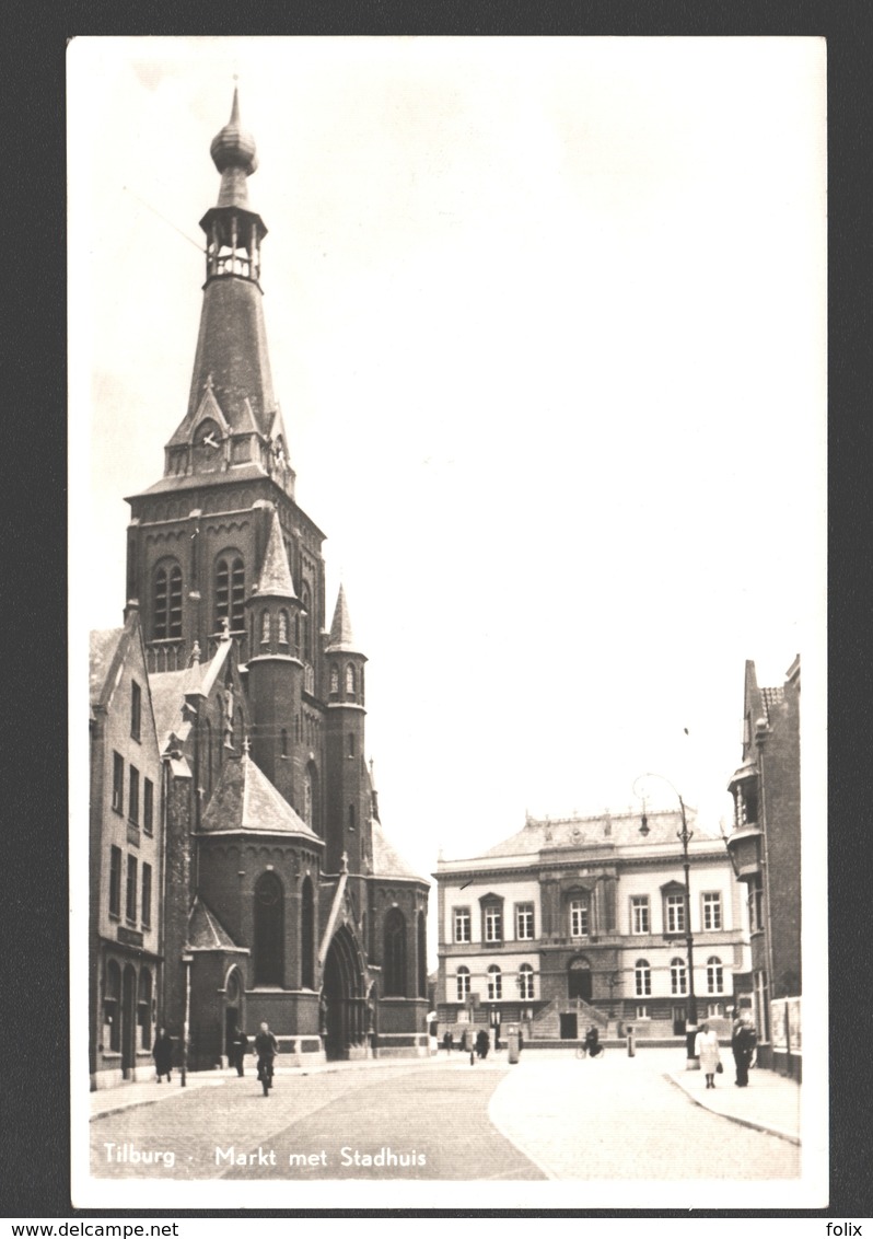 Tilburg - Markt Met Stadhuis - Geanimeerd - Tilburg