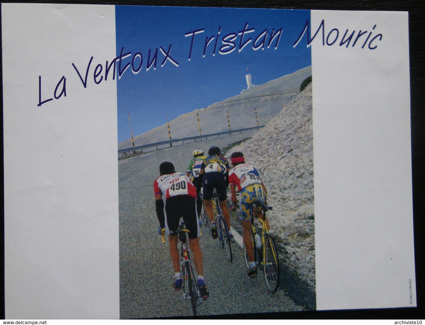 ETIQUETTE CYCLISME LA VENTOUX TRISTAN MOURIC - Cycling