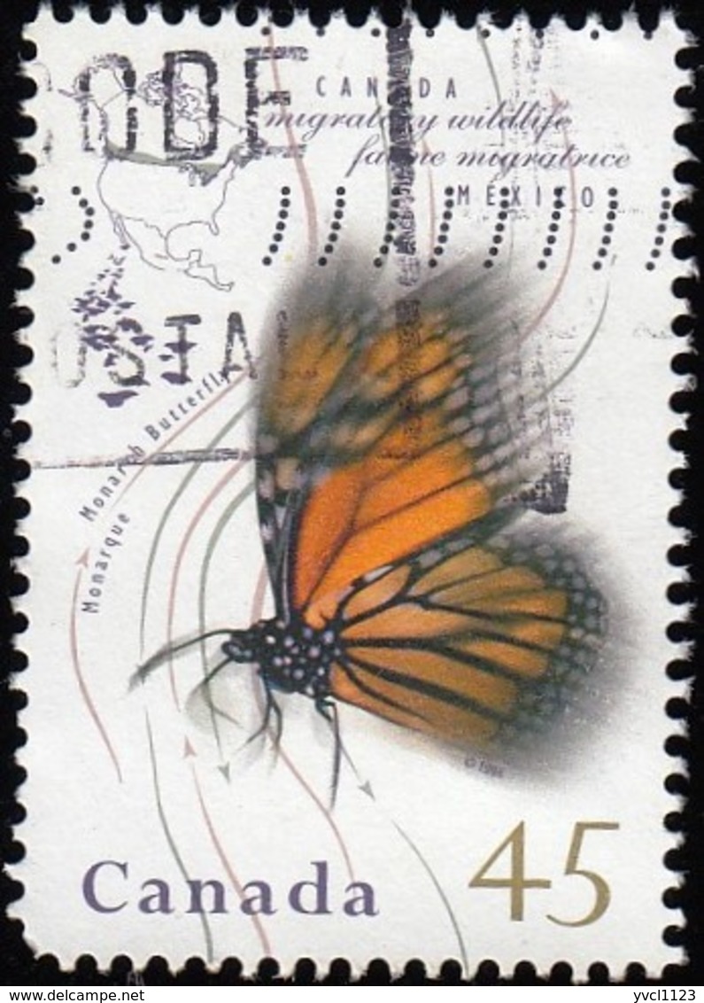 CANADA - Scott #1563 Monarch Butterfly (*) / Used Stamp - Andere & Zonder Classificatie