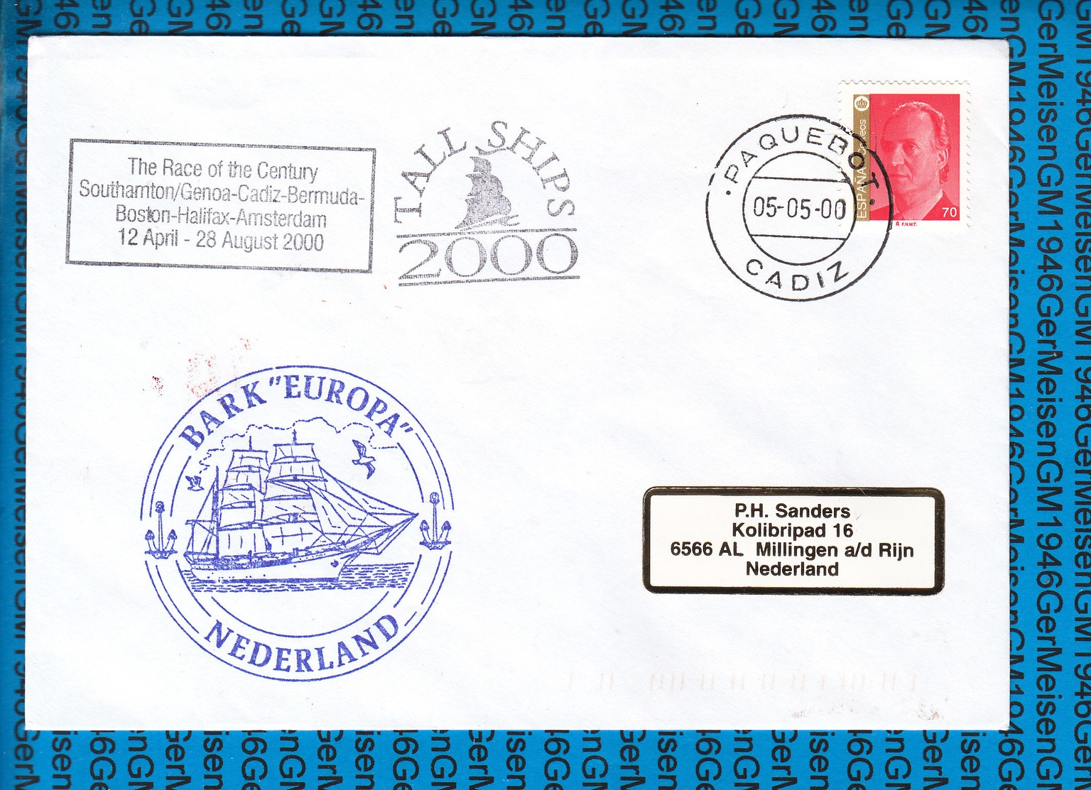 Spain Cover Ship / Bark Europa - Barcos