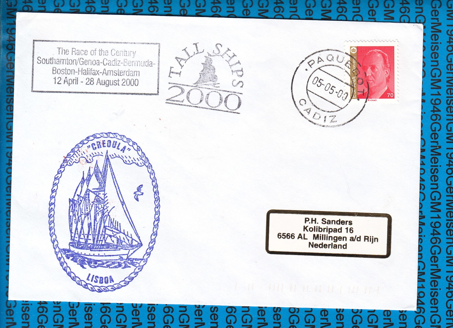 Spain Cover Ship / Creoula - Barcos