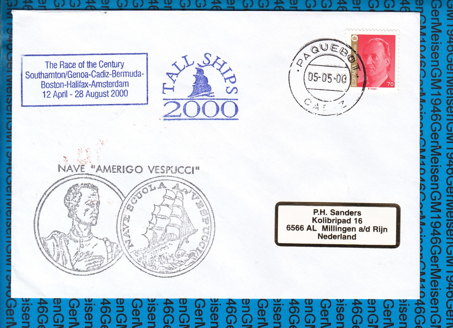 Spain Cover Ship / Amerigo Vespucci - Ships