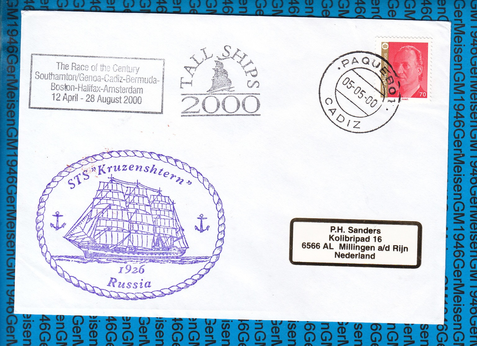 Spain Cover Ship / STS Kruzenshtern - Barcos