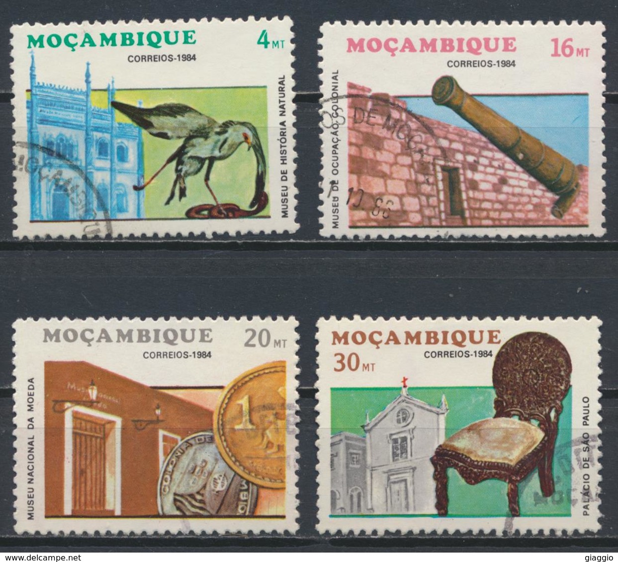 °°° MOZAMBIQUE MOZAMBICO - Y&T N°959/61/62/63 - 1984 °°° - Mozambico