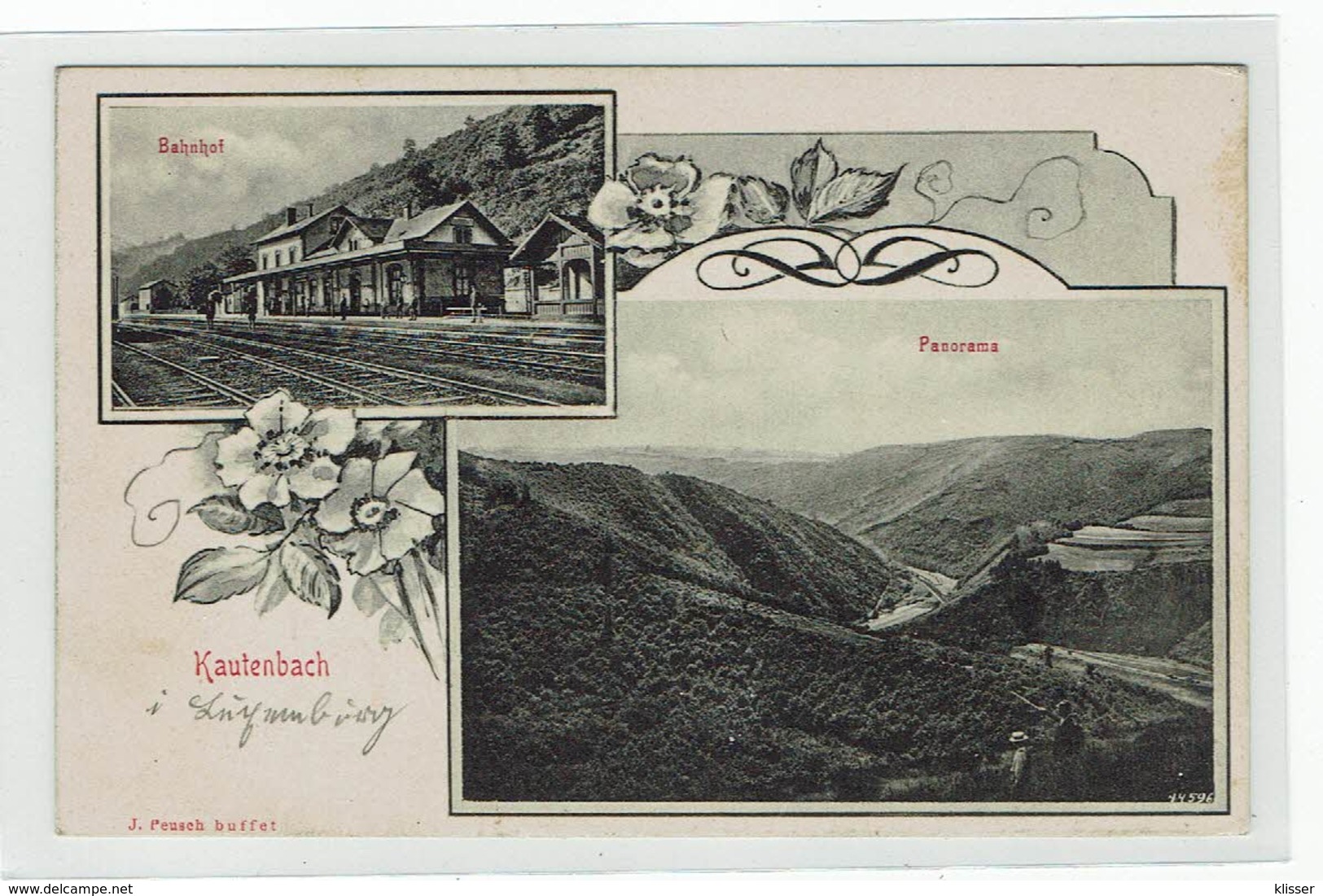 Kautenbach Bahnhof  Feldpoststempel - Autres & Non Classés