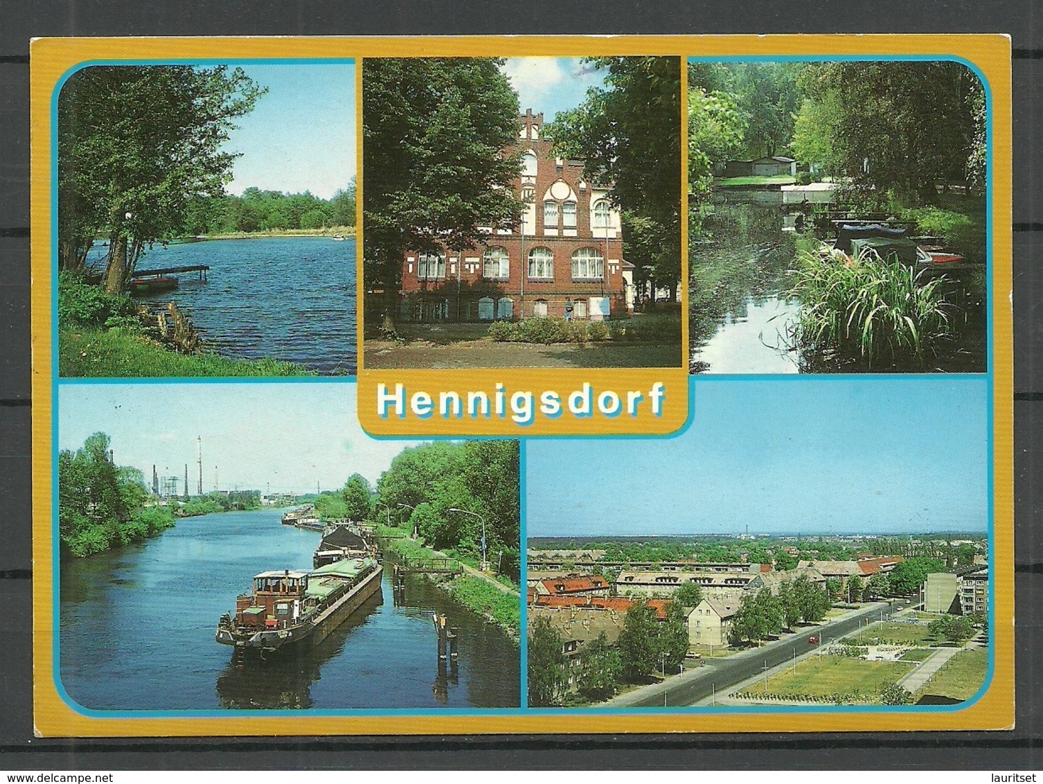 Deutschland HENNIGSDORF (gesendet 1996, Mit Briefmarke) - Henningsdorf