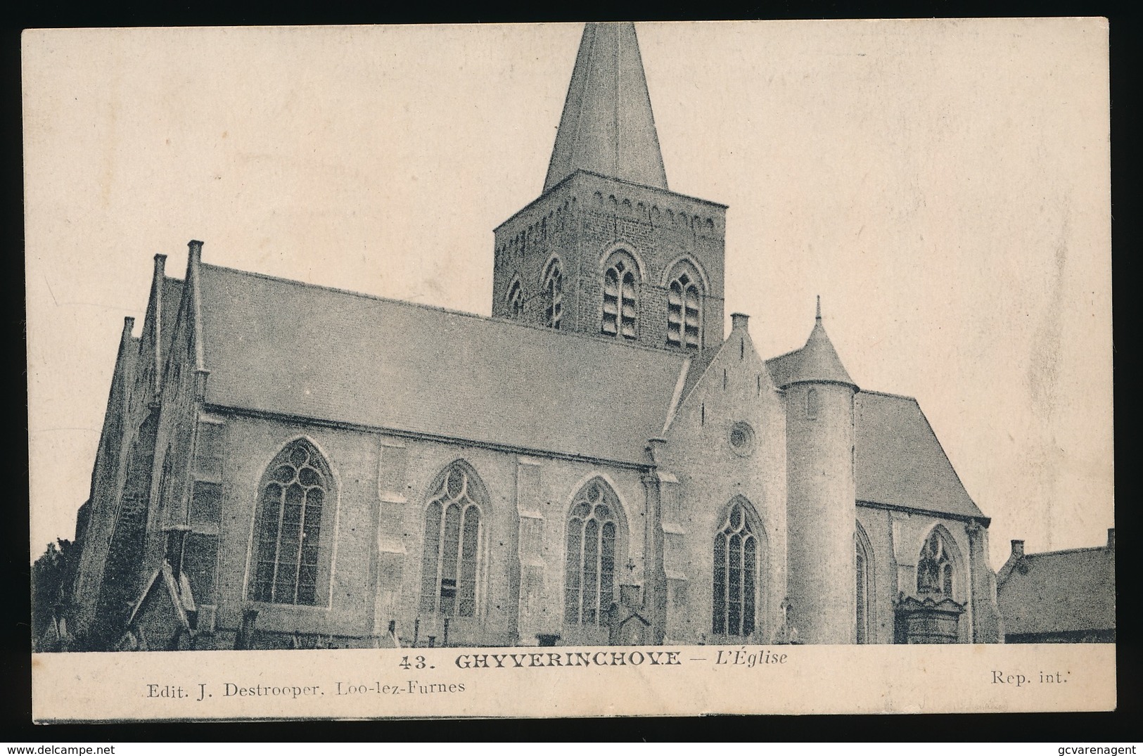 GHYVERINCHOVE  L'EGLISE - Alveringem