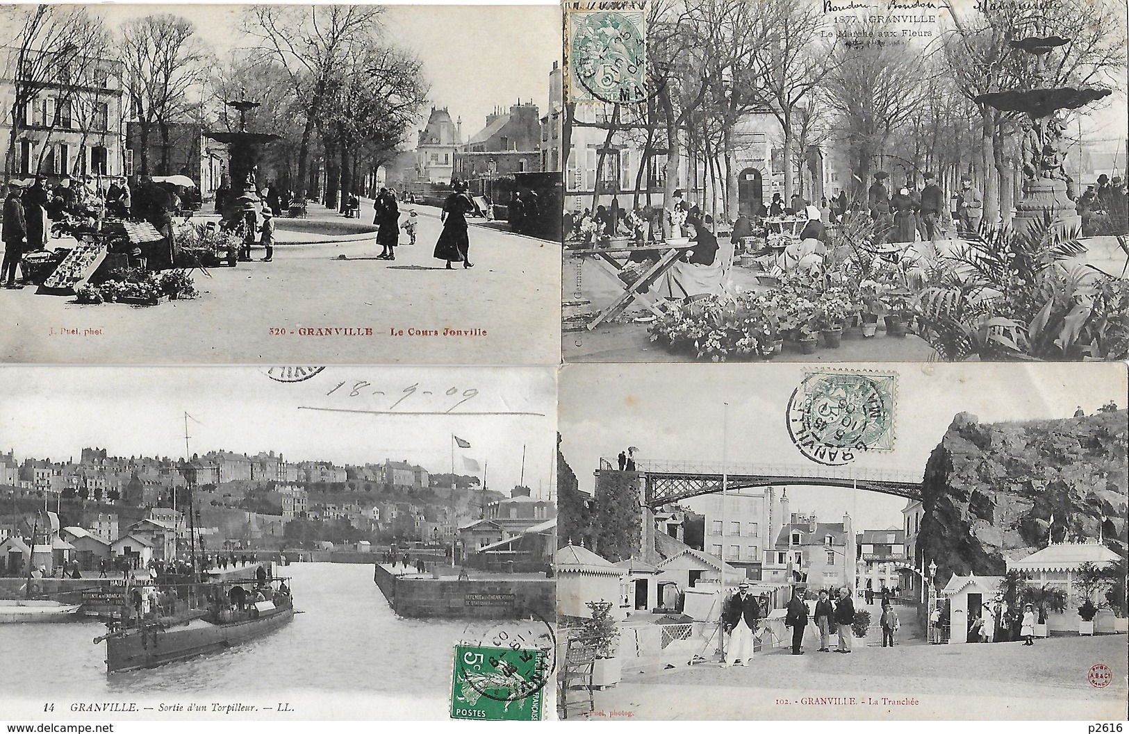 22 CARTES -  GRANVILLE -  DIVERS - Granville