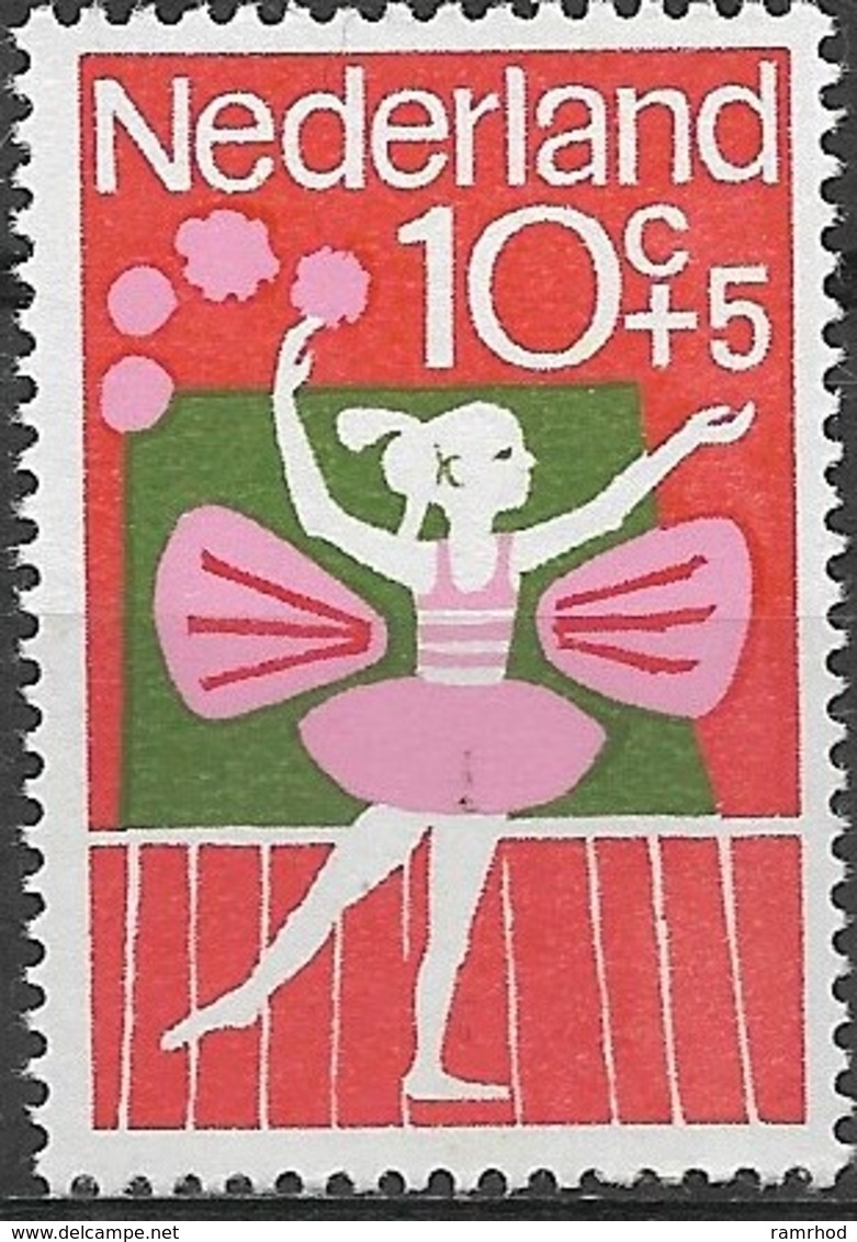 NETHERLANDS 1964 Child Welfare - 10c.+5c  Ballet-dancing MNH - Nuevos
