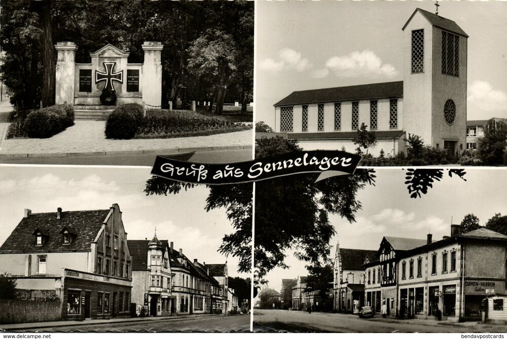 SENNELAGER, Mehrbild, Denkmal, Kirche, Strassen (1969) AK - Other & Unclassified