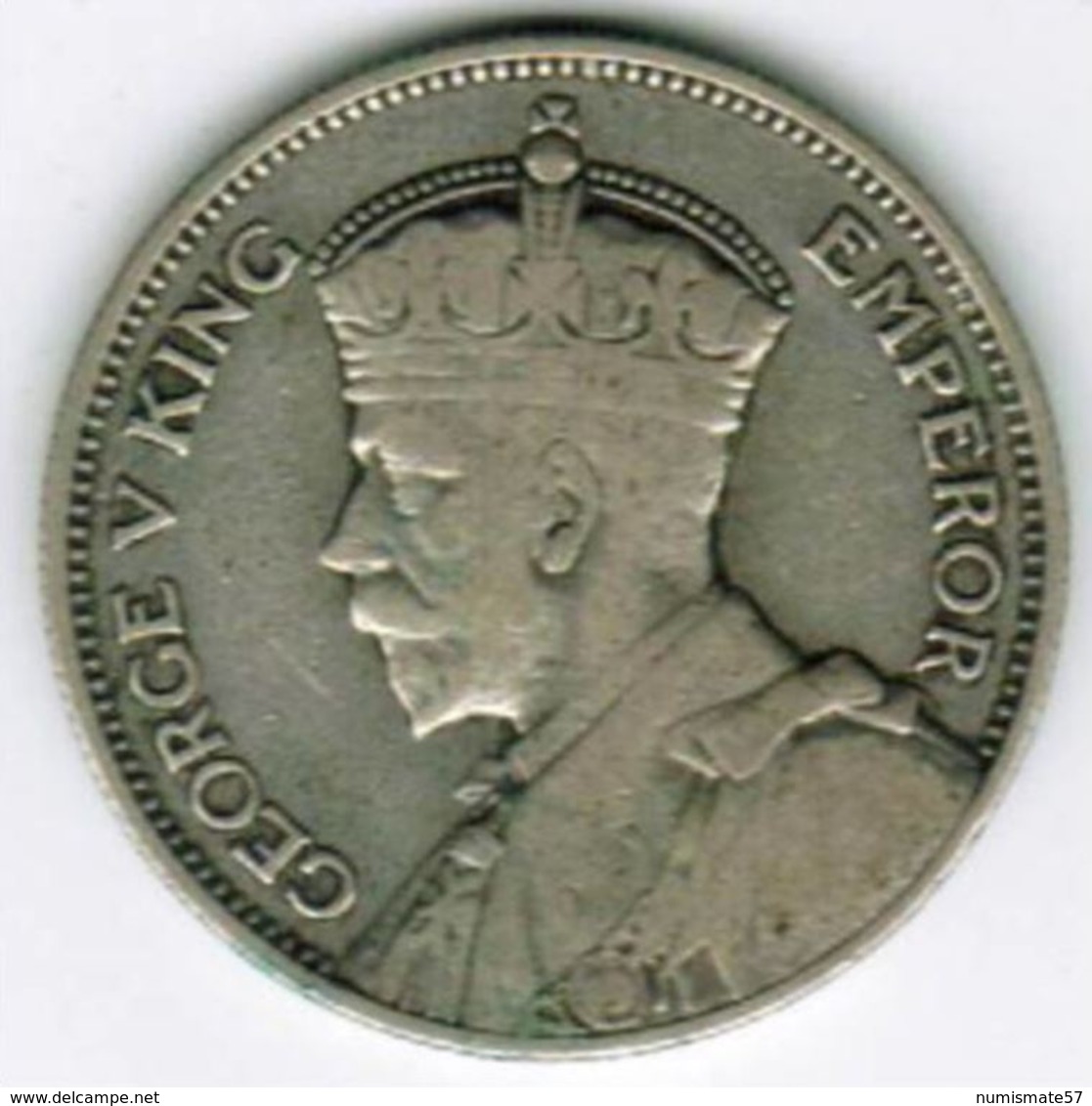 NOUVELLE-ZELANDE - ONE SHILLING 1934 Argent George V - New Zealand