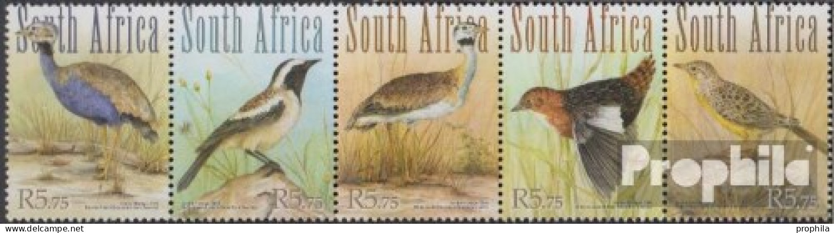 Südafrika 1967-1971 Fünferstreifen (kompl.Ausg.) Postfrisch 2010 Steppenvögel - Ongebruikt