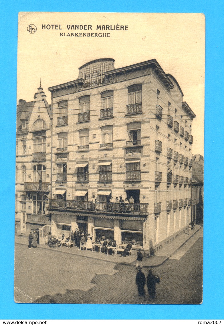 PK/CP BLANKENBERGHE : HOTEL VANDER MARLIERE. - Blankenberge