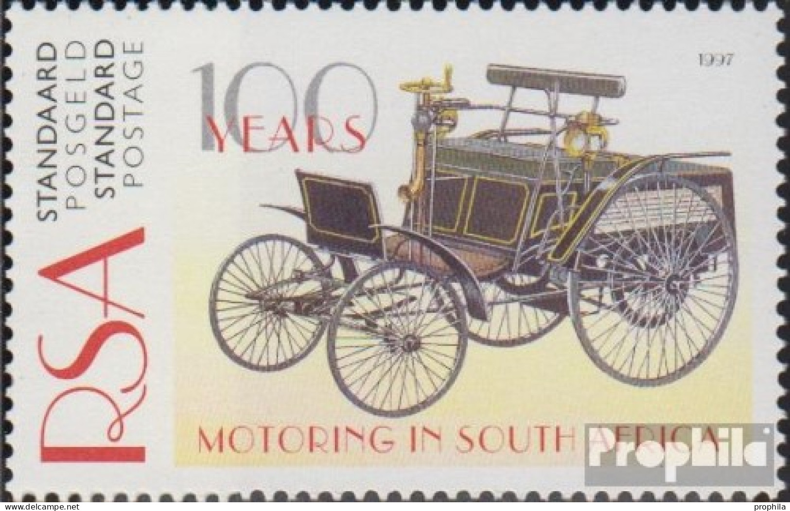 Südafrika 1035 (kompl.Ausg.) Postfrisch 1997 100 Jahre Automobile - Ungebraucht