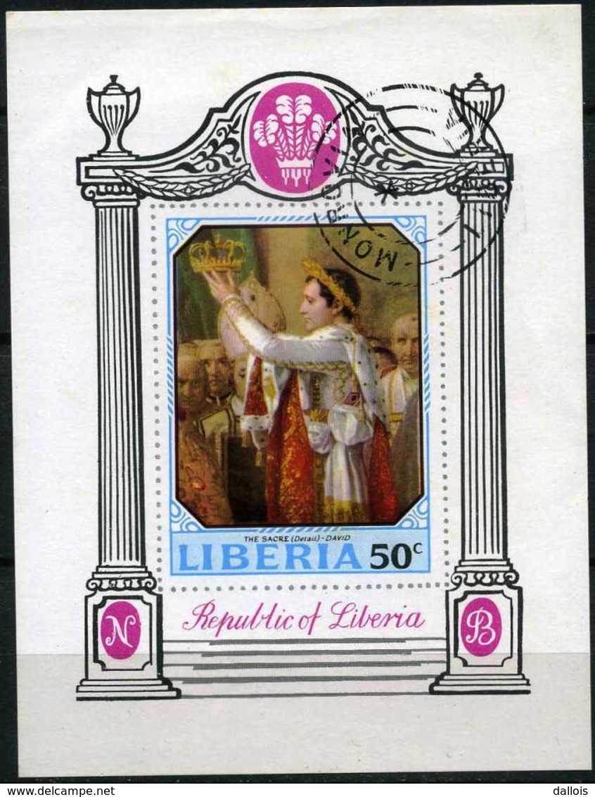 Liberia - 1970 - Sacre De Napoléon - David - Oblitéré - Napoleon