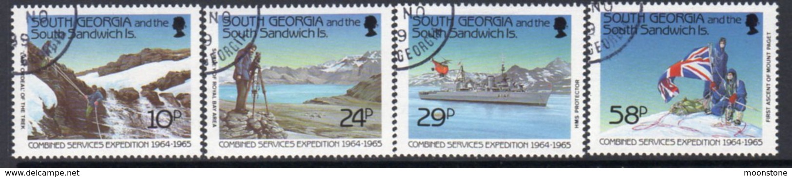 South Georgia 1989 Combined Services Expedition Set Of 4, Used, SG 191/4 - Falkland Islands