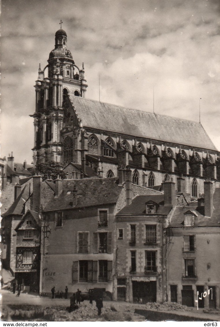 [41] Loir Et Cher > Blois Vieilles Maisons Devant La Cathédrale St Louis - Blois