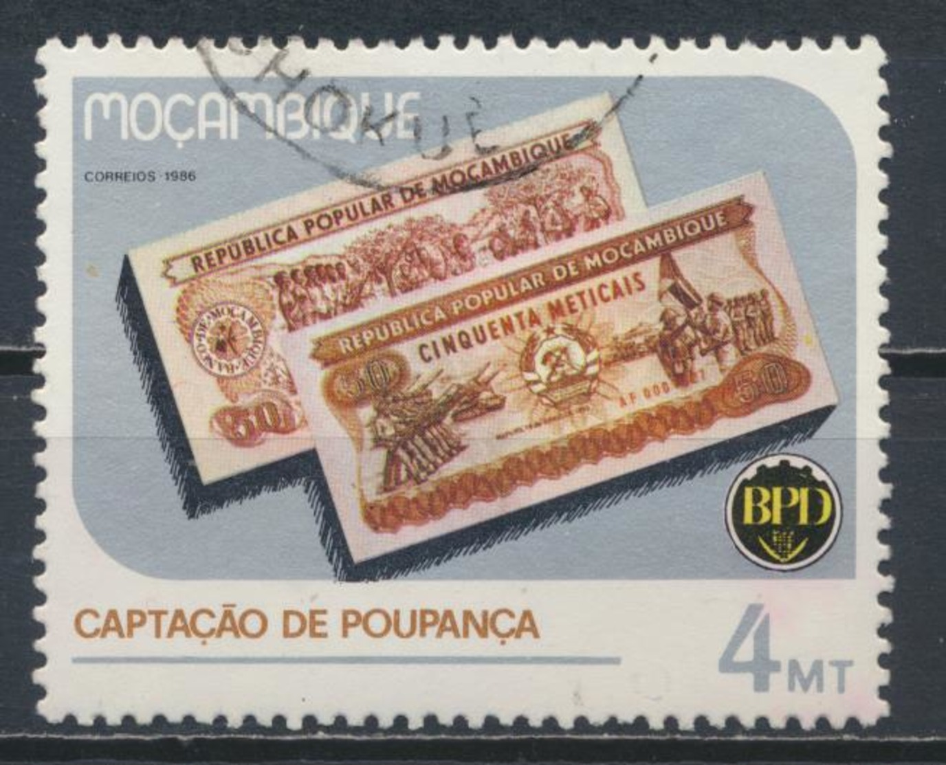 °°° MOZAMBIQUE MOZAMBICO - Y&T N°1042 - 1986 °°° - Mozambico