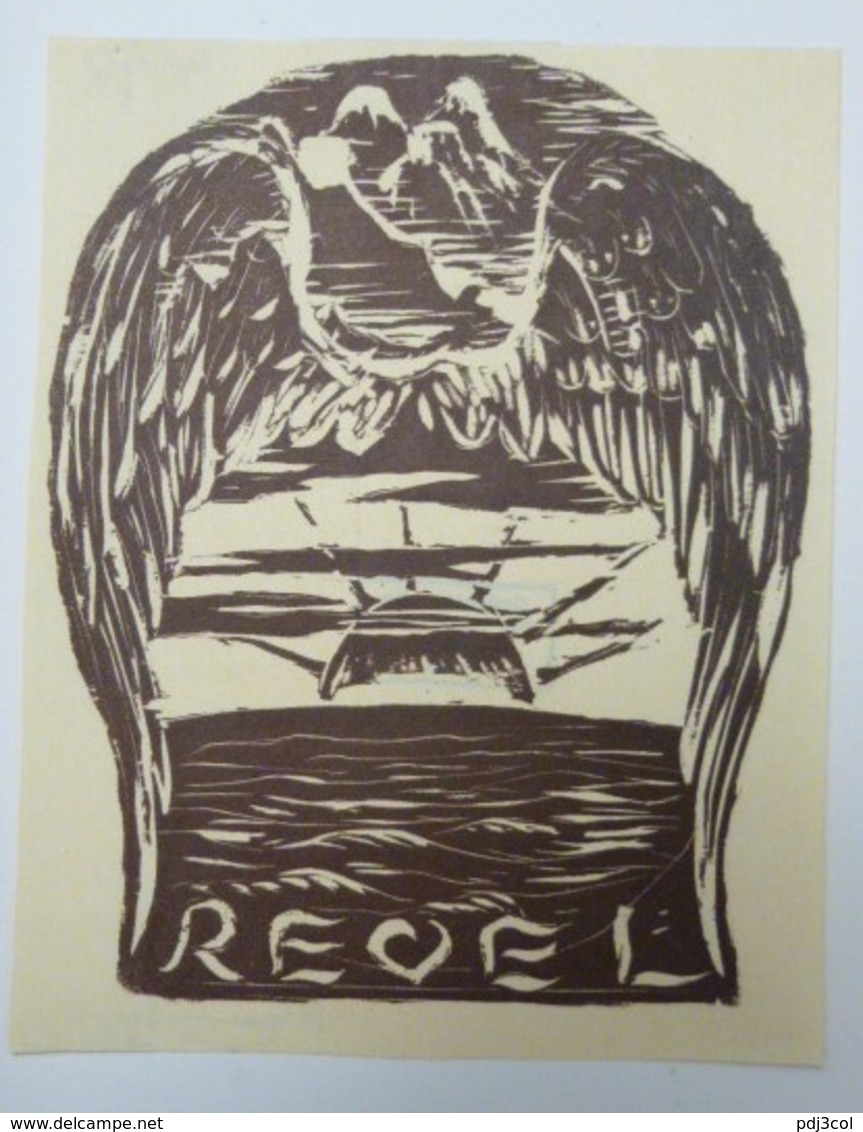 Ex-libris Illustré XXème - Italie - REVEL - Exlibris